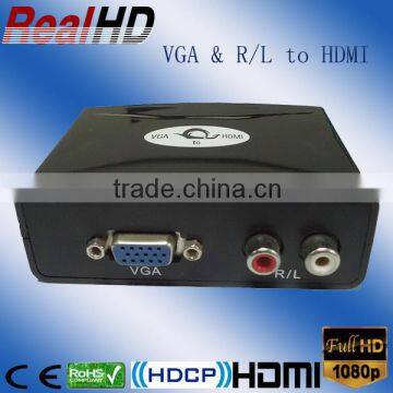 2016 Great Selling 1080p Converter VGA to HDMI Converter From China With R/L