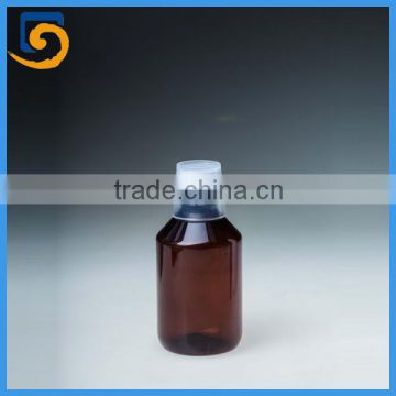 pharmaceutical Amber plastic PET bottles for oral liquid