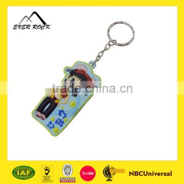 High quality best price soft pvc rubber keychain