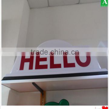 Professional made vacuum thermoform taxi top light box