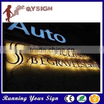 best quality usage backlit letters shop sign
