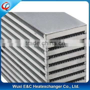 aluminum plate and bar air to water charge air cooler core
