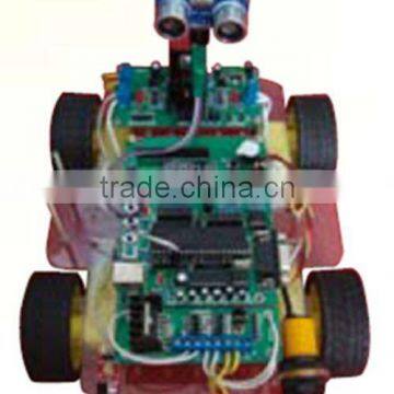 XK-ROBOT13 SCM Control 4 Wheel Drive Robot Training Model