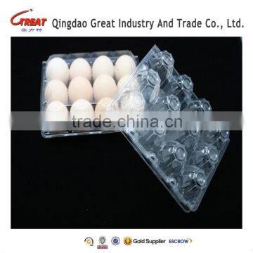 Manufacture Directly Sale disposable plastic eggs tray