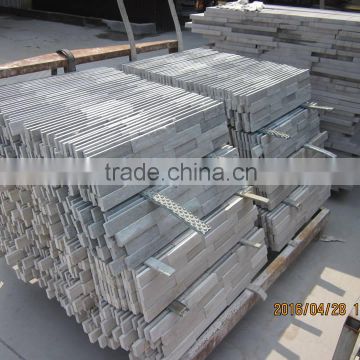 wood white marble mosaic stacked stone tiles with mesh                        
                                                                                Supplier's Choice