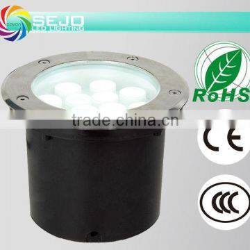 High power LED ground light 12W 304 +aluminum IP67 IP68 for outdoor CE