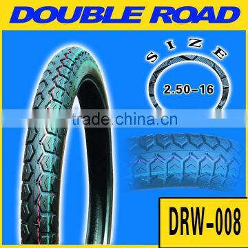 ISO9001 Certified China Manufacturer High Quality Motorcycle Tyre 250 - 16