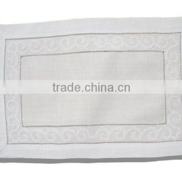 hand embroidery & drawnwork Tray cloth/placemats