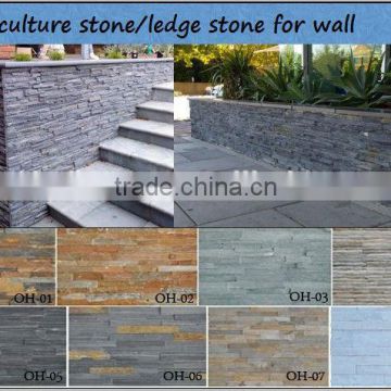 Slate panels for wall natural rusty cultured stone veneer prices