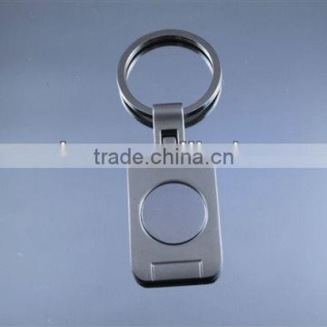 Metal Blank Key chain for laser engraving logo