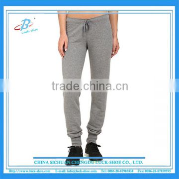 OEM wholesale Women gray leisure jogger trousers