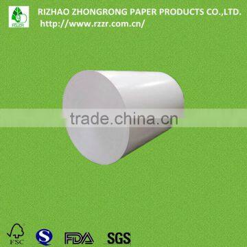 Grade A wood pulp paper with single side polyethlene laminated