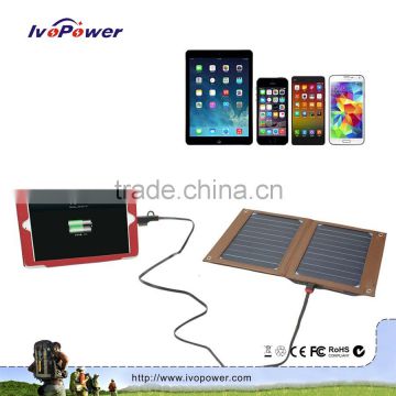Folding solar power bank charger, fashionable super capacitor portable travel charger
