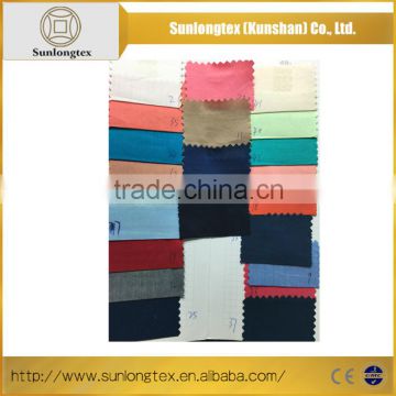 130G/SM Solid Dye Cotton Polyester Fabric Material In Spandex