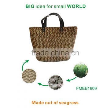 ECO Natural Sea grass Seagrass Handknit beach handbags