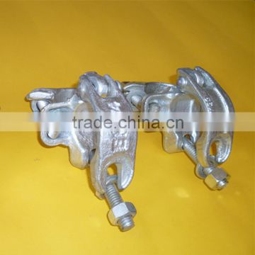 Forged scaffold beam clamps for construction