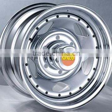 sliver wheel rim 15x12 for truck with high price