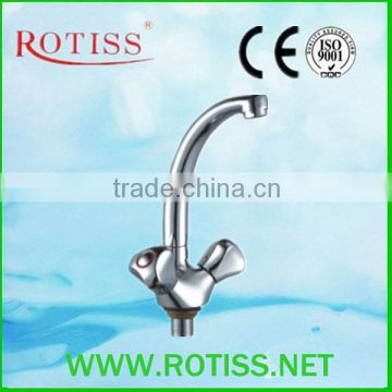 high quality RTS8836-6 double handle sink mixer