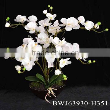 cheap and nice decoration artificial flower orchid bonsai