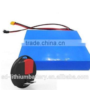 rechargeable protected 18650 lithium battery for electric scooter 60v 2ah