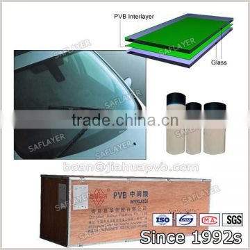 bulletproof automotive glass with PVB film
