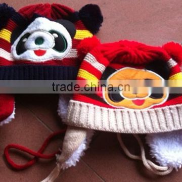 Custom Winter Knitted Wool Hats for Women, handmade from Vietnam