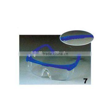 hot sale normally transparentadjustable leg safety goggle/glass