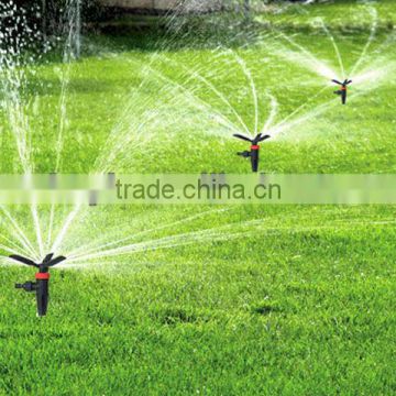360 degrees irrigation sprinkler, direct inserted watering sprinkler, garden rotary sprinkler