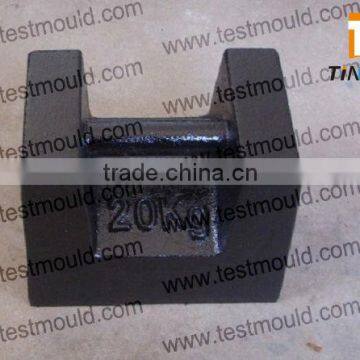 20kg cast iron Class M1 test weights mass, block weights, standard weights