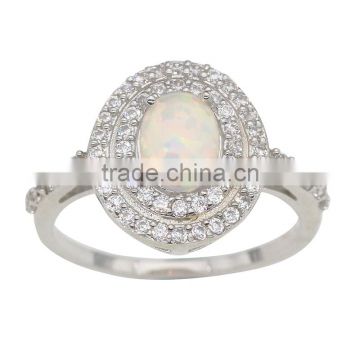 China Alibaba new arrival brass/sterling silver beautiful cz diamond jewelry engagement ring