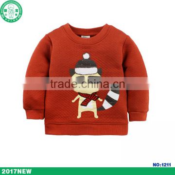 Wholesale cute cartoon baby T-shirt children clothes with long sleeve high quality