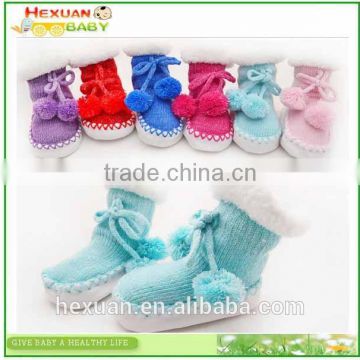 B80015C ,Fancy Soft Sole Baby Indoor Shoes ,winter baby slipper shoes