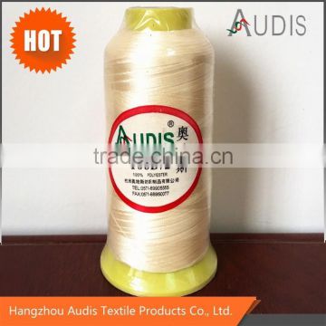 polyester dyed embroidery thread in hank-new