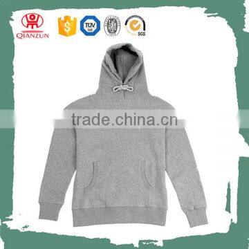 Unisex Cheap Gray Hooded Sweatshirts Wholesale Pullover Hoodies