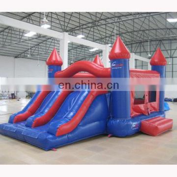 hot Inflatable bouncer Slide,Inflatable castle Slide game with customized colours and branding logo