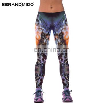 Whoesale Printed Yoga Fitness Pants Capri Sexy Leggings For Women