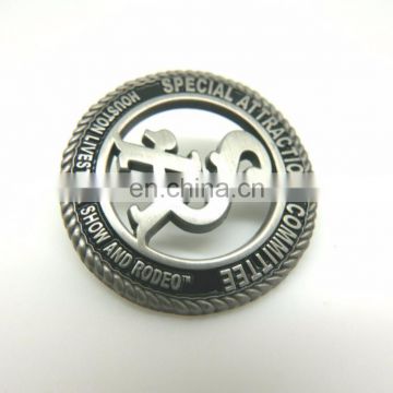 Special Design Antique Plated Zinc Alloy Badge Old School Style Lapel Pin