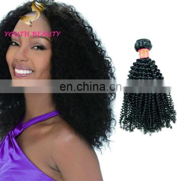 Youth Beauty Hair 2017 new products hot sale human hair style virgin mongolian afro kinky curly hair weaving