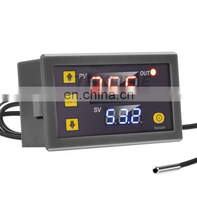 W3230 DC 12V 24V 110V-220V AC Digital Temperature Controller LED Display Thermostat With Heating Cooling Control Instrument