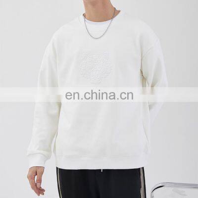 Summer Wholesale custom plain high quality 100% cotton sweaters thick hoodies for men