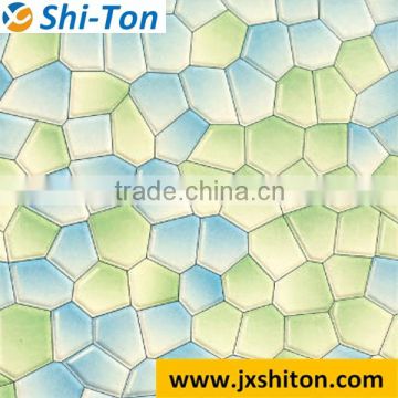 2016 best seller high quality flower pattern zibo glazed porcelain floor tiles ceramic rate