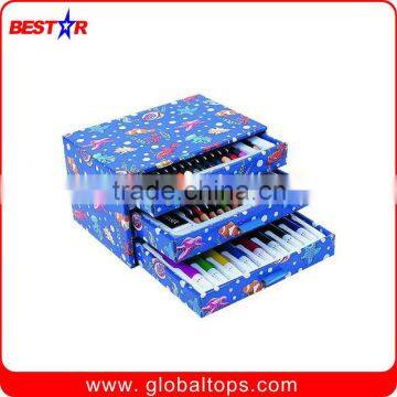 34pcs Art Set in3 layers paper box