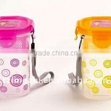Plastic Airtight cup with strainer