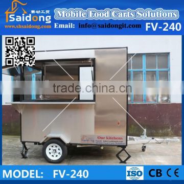 Good Quality Hot Sale Mobile Ice Cream Cart hot dog vending cart for design(manufacturer)