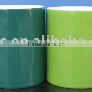 color glaze ceramic coffee mug