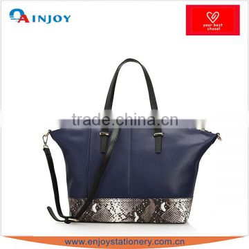 Non-Woven Genuine Leather New Fashion Ladies Hand Bag with Top Quality