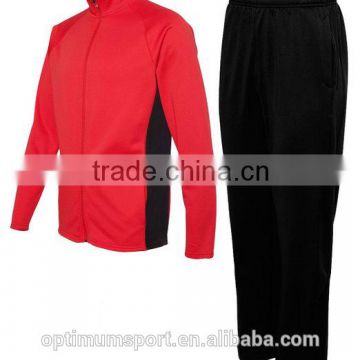 Custom Red Color Tracksuit Manufacturer In China