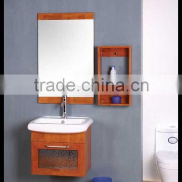 modern curved mdf bathroom vanity YL-9012