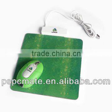 mouse pad /folding mouse pad with 3ports