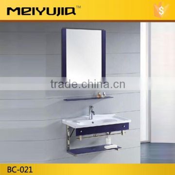 New bathroom stainless steel shelf with wash basin